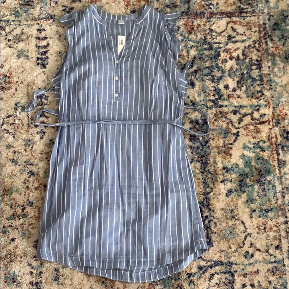 Light blue and white sundress